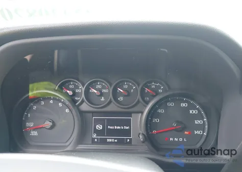 2022 Chevrolet Silverado 1500 4Wd Short Bed Custom Trail Boss z USA, uszkodzony, nr VIN 3GCPDCED5NG679881